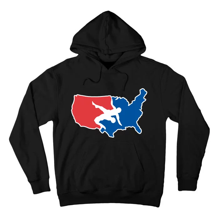 Usa Wrestling Tall Hoodie