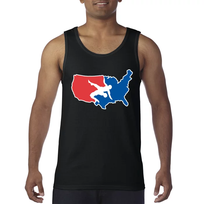 Usa Wrestling Tank Top