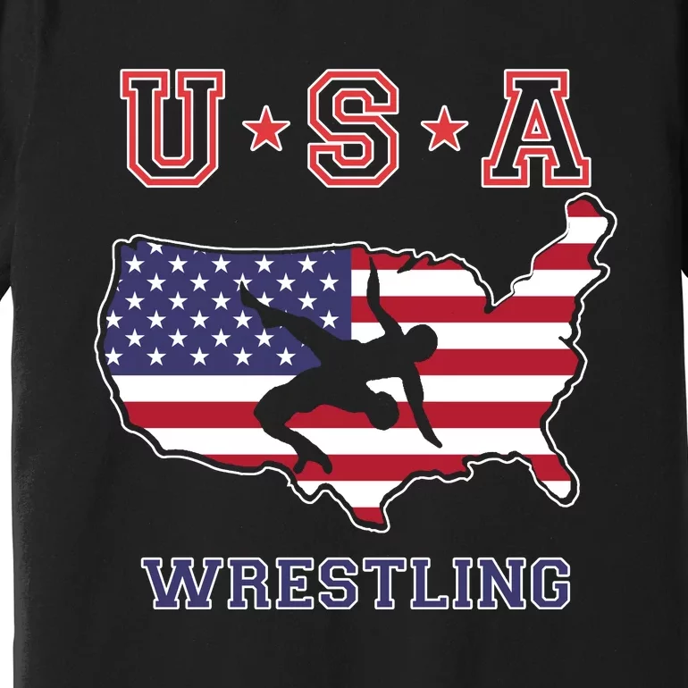 Usa Wrestling Premium T-Shirt