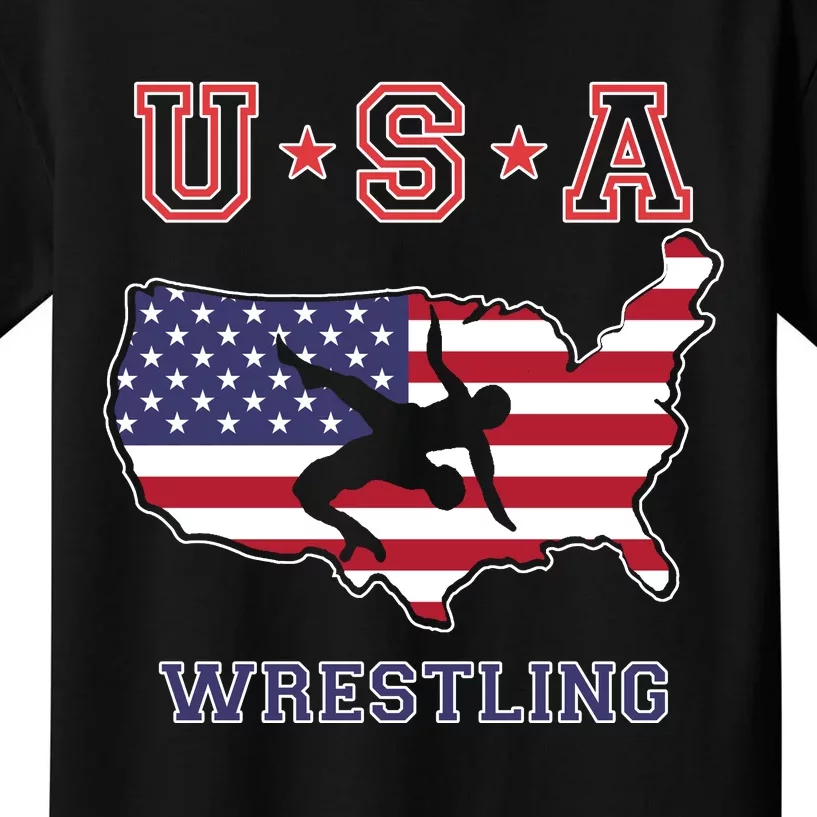 Usa Wrestling Kids T-Shirt