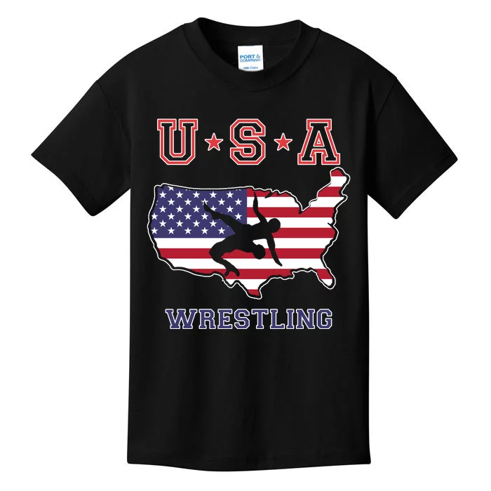 Usa Wrestling Kids T-Shirt