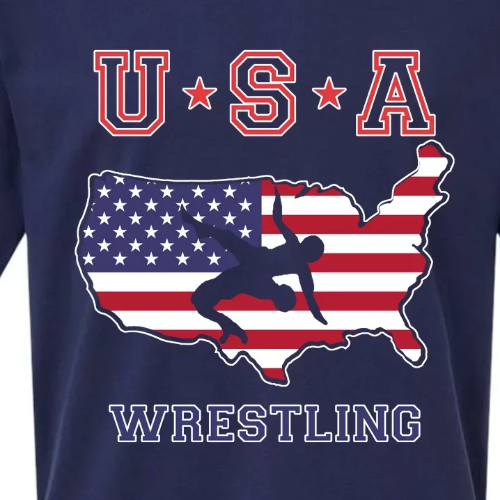 Usa Wrestling Sueded Cloud Jersey T-Shirt