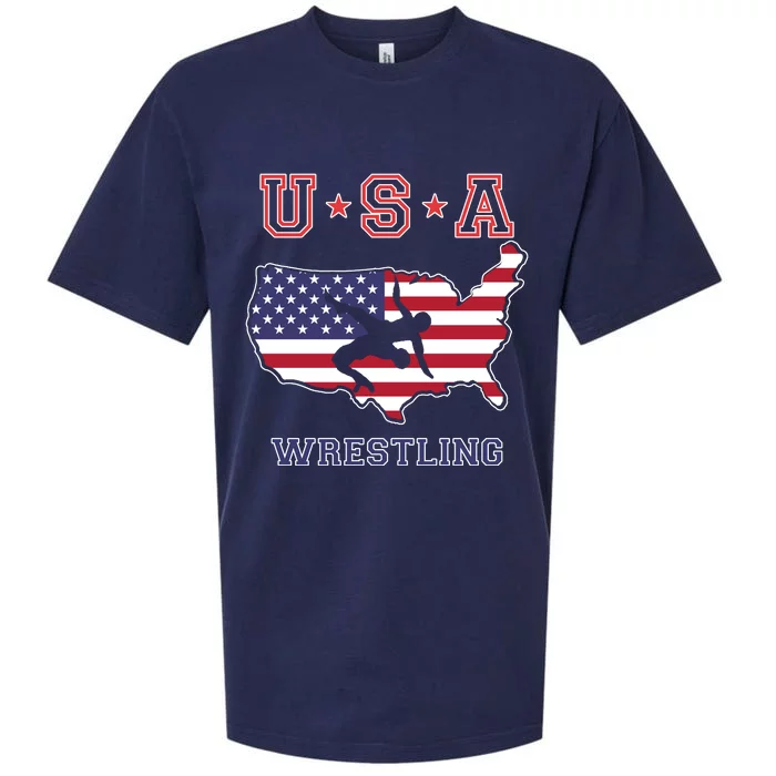 Usa Wrestling Sueded Cloud Jersey T-Shirt