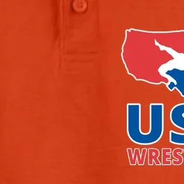 Usa Wrestling Dry Zone Grid Performance Polo