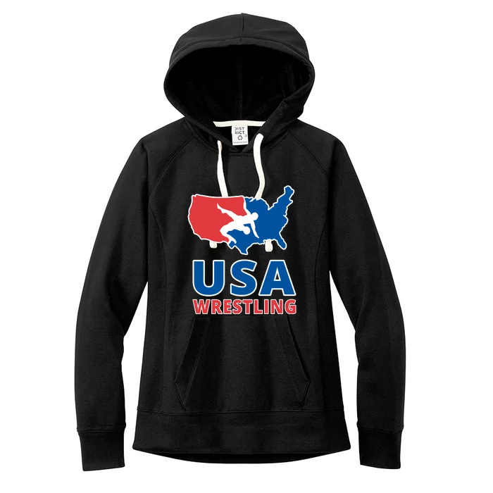 Usa Wrestling Women's Fleece Hoodie