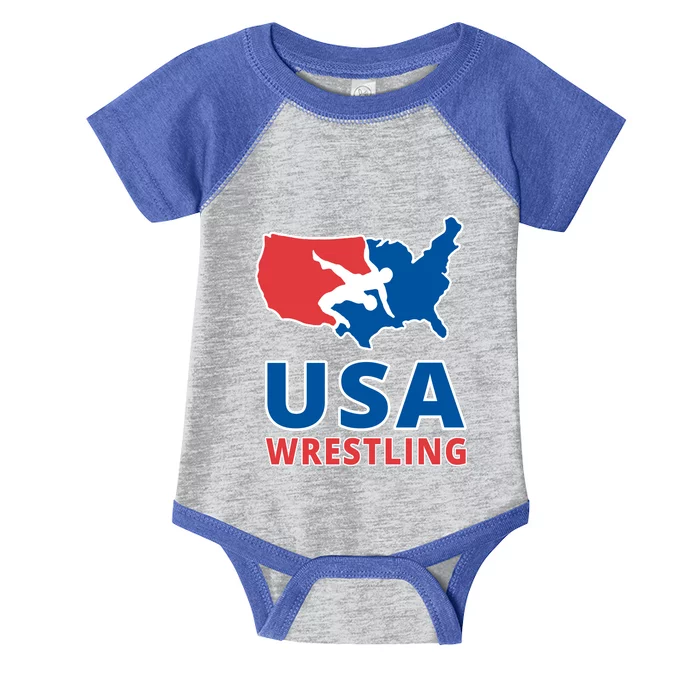 Usa Wrestling Infant Baby Jersey Bodysuit