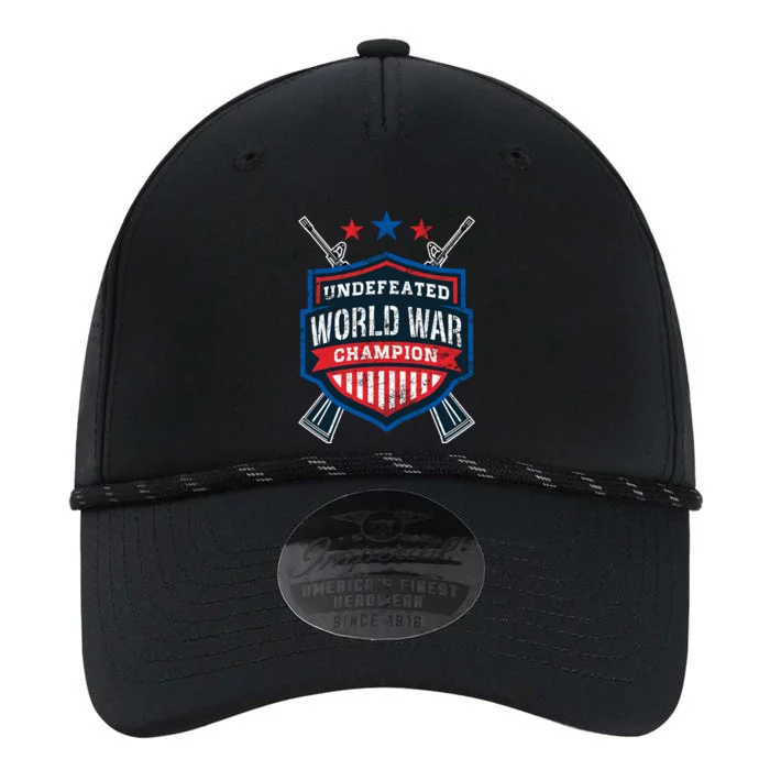 Undefeated World War Champion Veteran Champs Retired Soldier Gift Performance The Dyno Cap