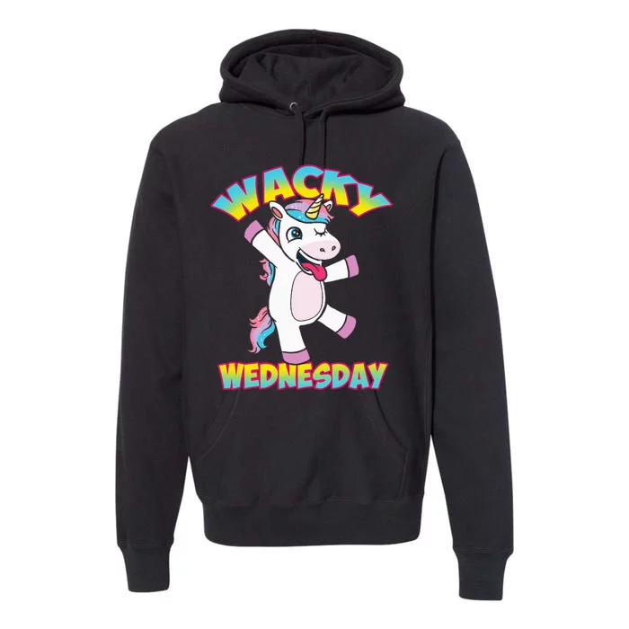 Unicorn Wednesdays Wacky Wednesday Unicorn Premium Hoodie