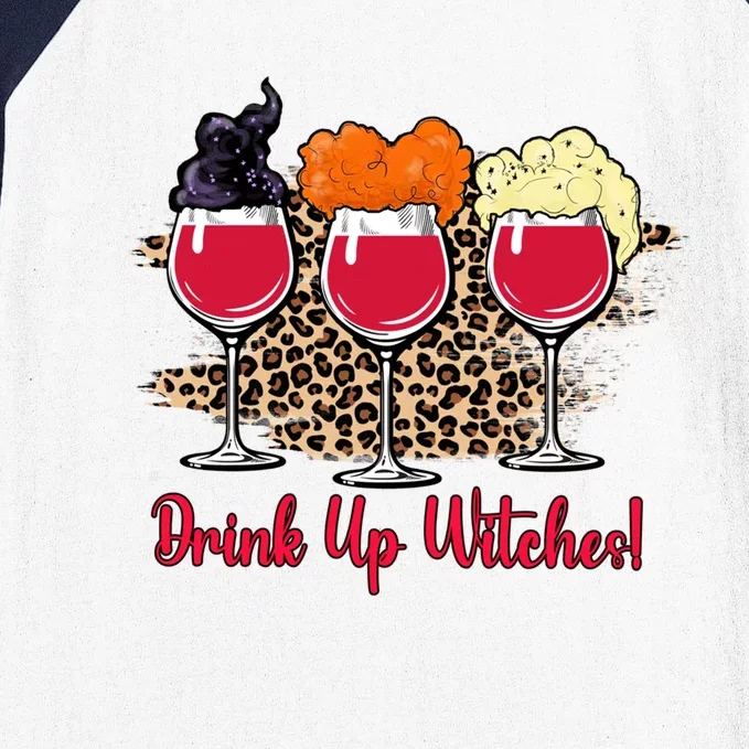 Up Witches Wine Glass Witch Squad Funny Parody Gift Baseball Sleeve Shirt