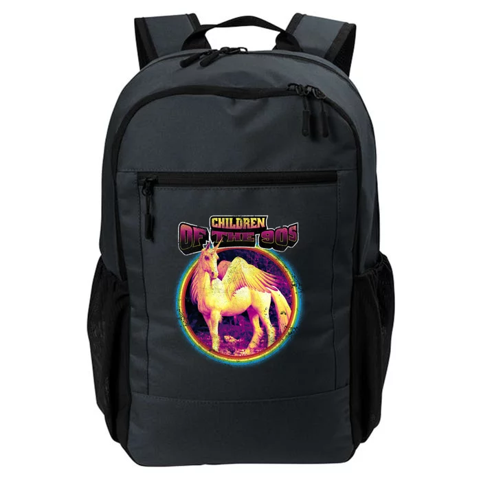 Unicorn With Wings Retro Children Of The 90's Daily Commute Backpack