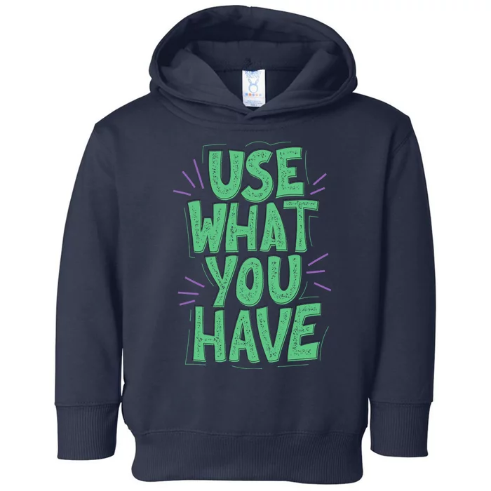 Use What You Have Earth Day Toddler Hoodie