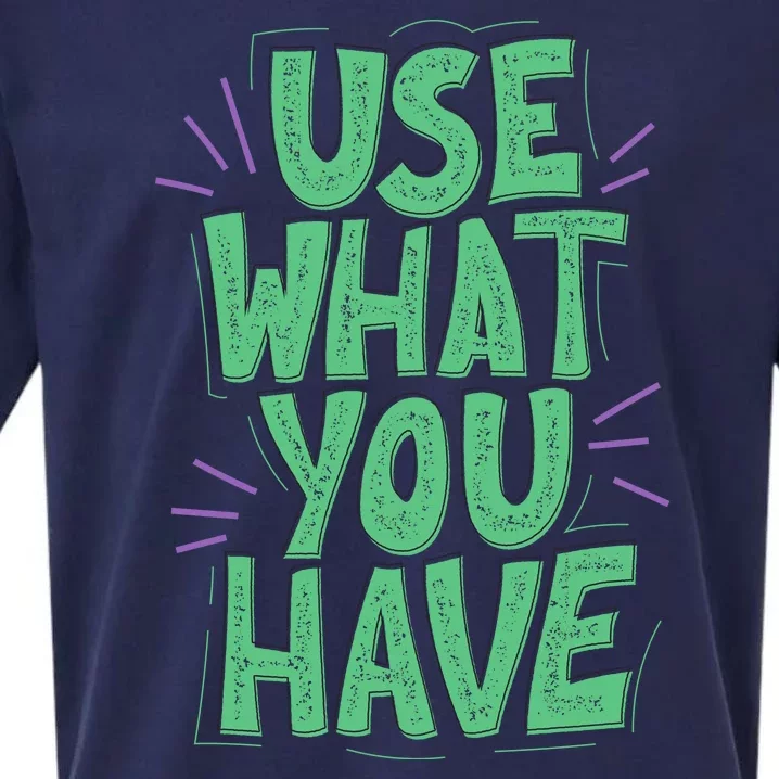 Use What You Have Earth Day Sueded Cloud Jersey T-Shirt