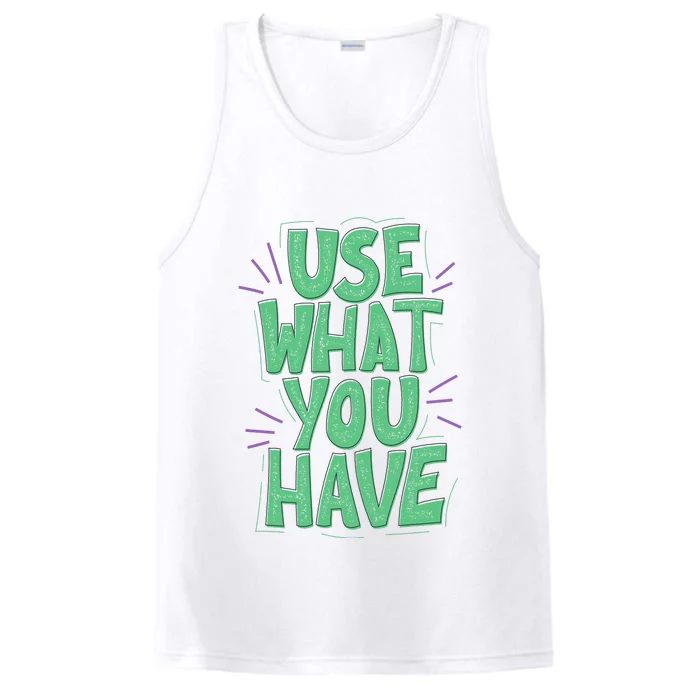 Use What You Have Earth Day Performance Tank