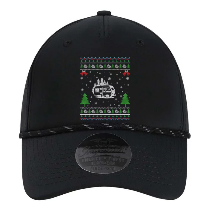 Ugly Xmas Design Camper Ugly Christmas Sweater Funny Gift Performance The Dyno Cap