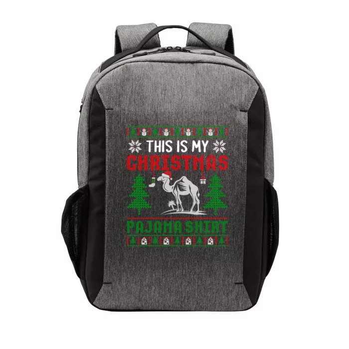 Ugly Xmas Sweater Camel This Is My Christmas Pajama Gift Vector Backpack