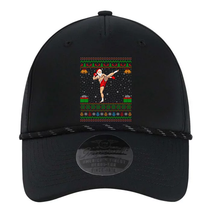 Ugly Xmas Sweater Style Kickboxing Christmas Gift Performance The Dyno Cap