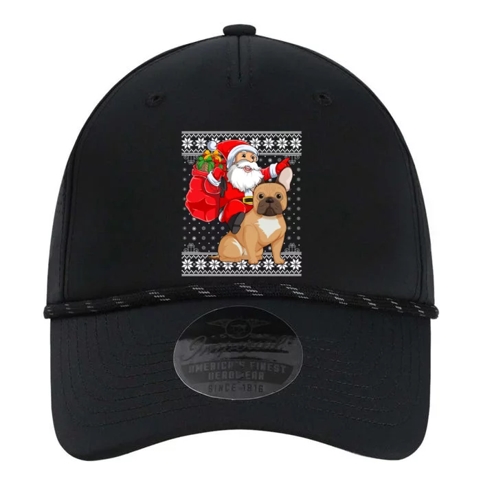 Ugly Xmas Sweater Santa Riding French Bulldog Christmas Meaningful Gift Performance The Dyno Cap