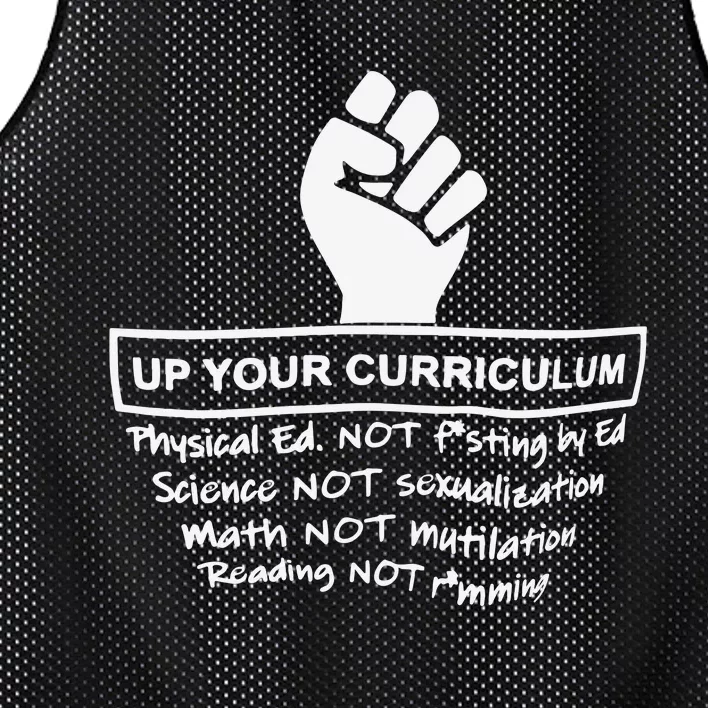 Up Your Curriculum Physical Ed Not Fisting By Ed Mesh Reversible Basketball Jersey Tank