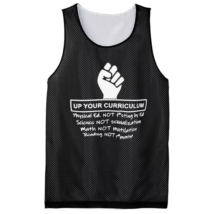 Up Your Curriculum Physical Ed Not Fisting By Ed Mesh Reversible Basketball Jersey Tank