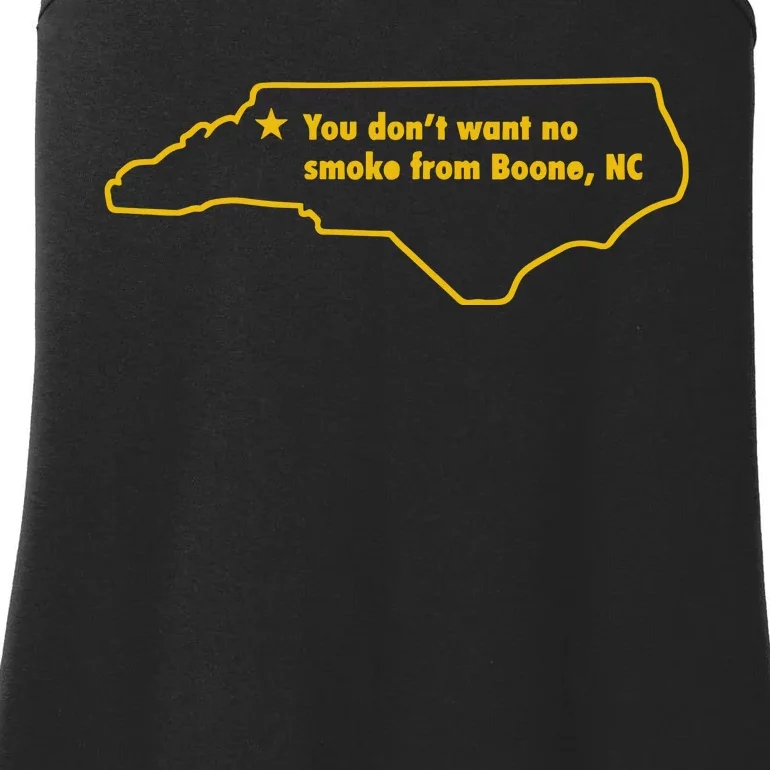 Unc You DonT Want To No Smoke From Boone Nc Ladies Essential Tank