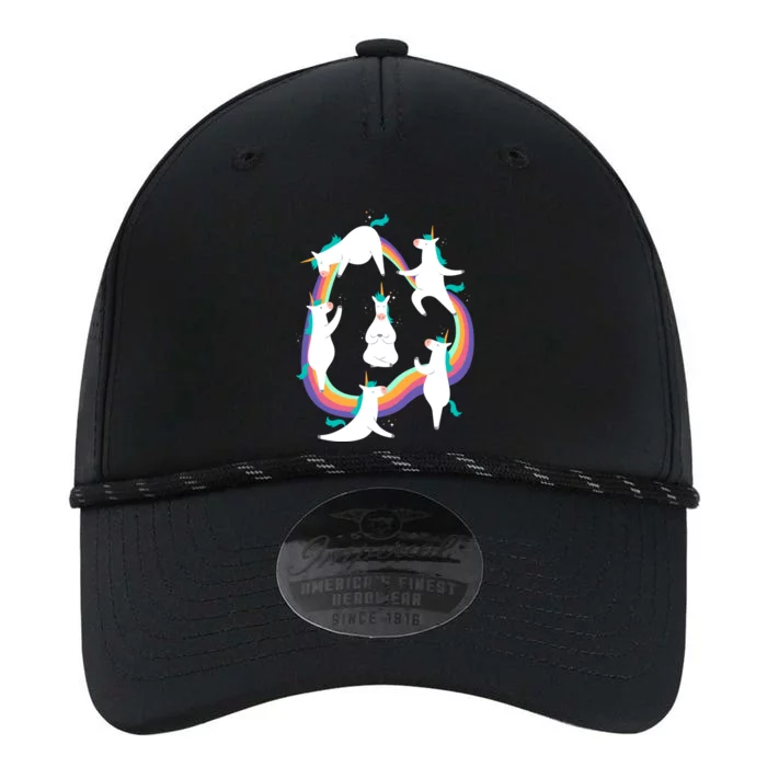 Unicorn Yoga Sun Salutation Poses Rainbow Meme Gift Performance The Dyno Cap