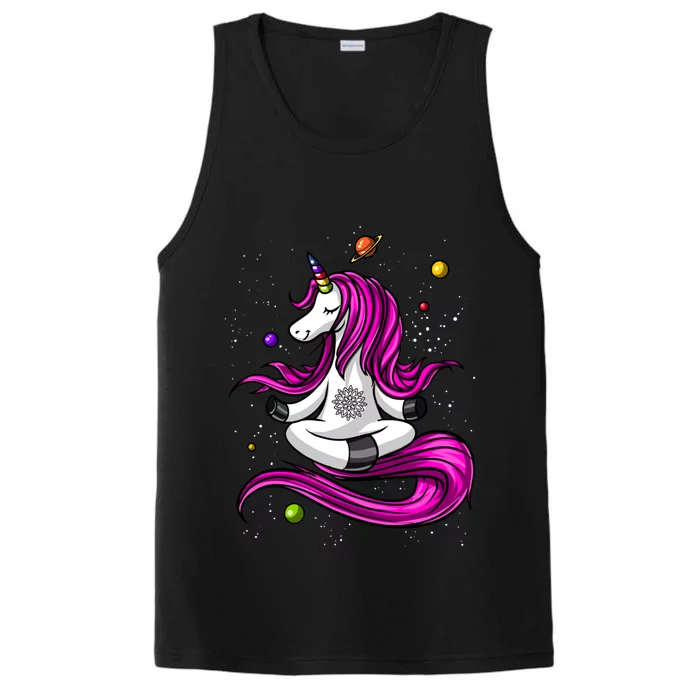 Unicorn Yoga Zen Meditation Spiritual Magical Gift Performance Tank