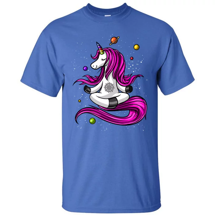 Unicorn Yoga Zen Meditation Spiritual Magical Gift Tall T-Shirt