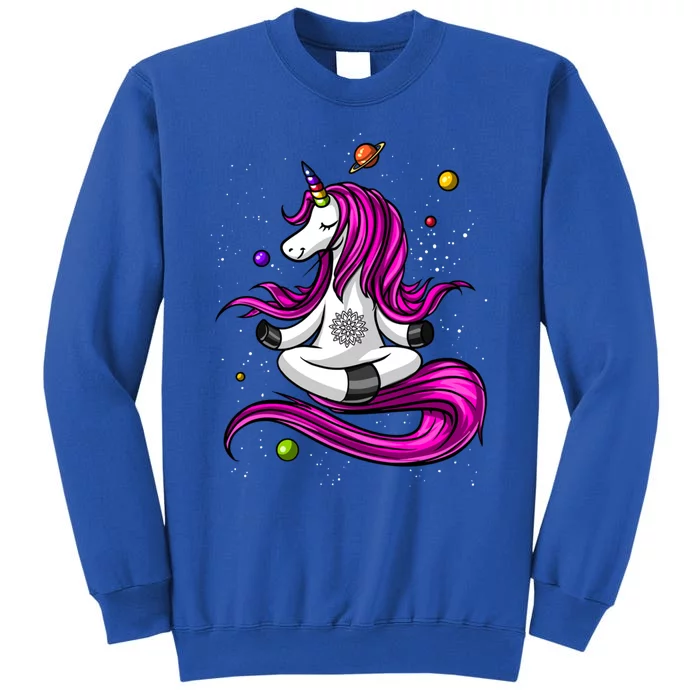 Unicorn Yoga Zen Meditation Spiritual Magical Gift Tall Sweatshirt