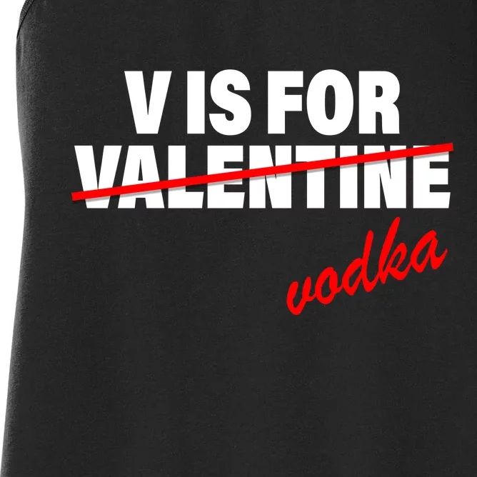 V Is For Val VODKA Women's Racerback Tank