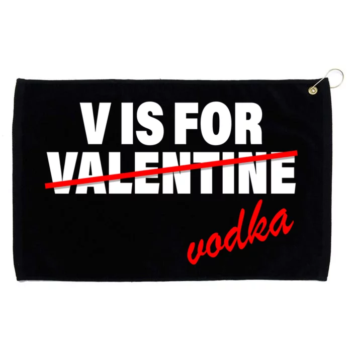 V Is For Val VODKA Grommeted Golf Towel