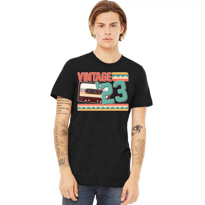 Vintage 1923 100th Birthday Cassette Tape Premium T-Shirt