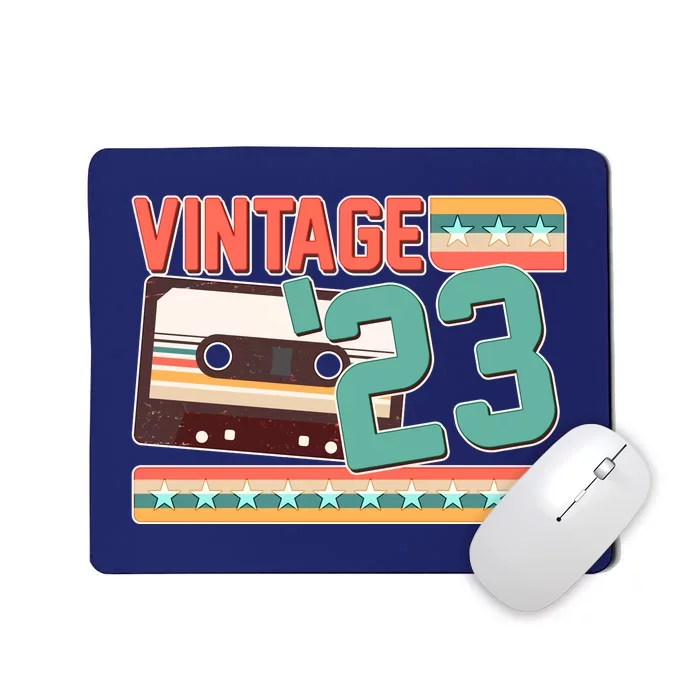 Vintage 1923 100th Birthday Cassette Tape Mousepad