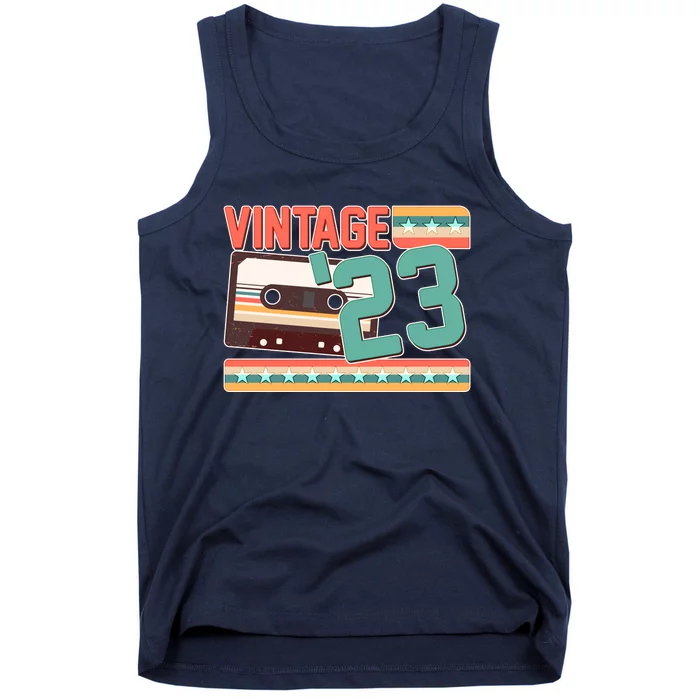 Vintage 1923 100th Birthday Cassette Tape Tank Top