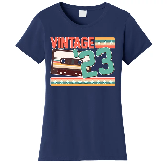 Vintage 1923 100th Birthday Cassette Tape Women's T-Shirt