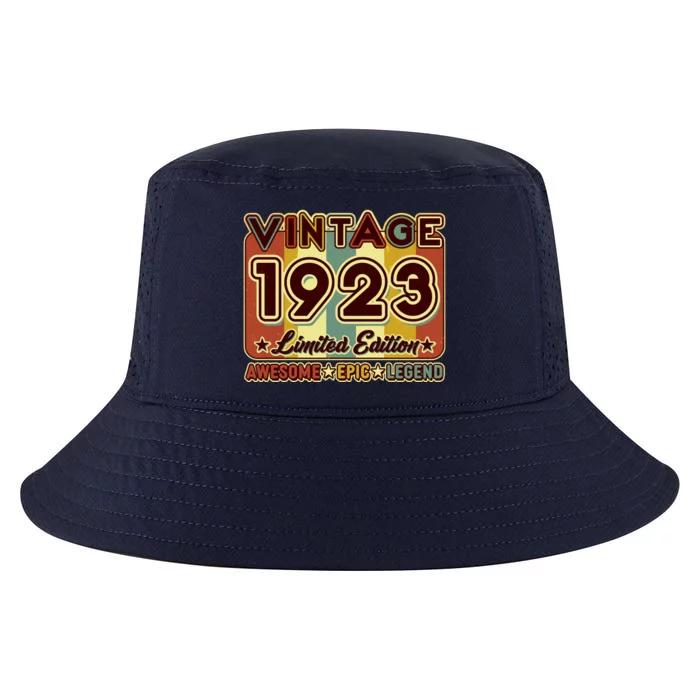 Vintage 1923 100th Birthday Limited Edition Awesome Epic Legend Cool Comfort Performance Bucket Hat