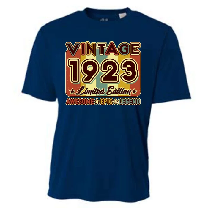 Vintage 1923 100th Birthday Limited Edition Awesome Epic Legend Cooling Performance Crew T-Shirt