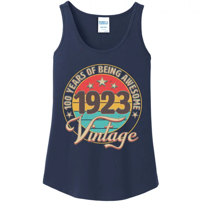 Vintage 1923 100 Years Of Being Awesome Ladies Essential Tank