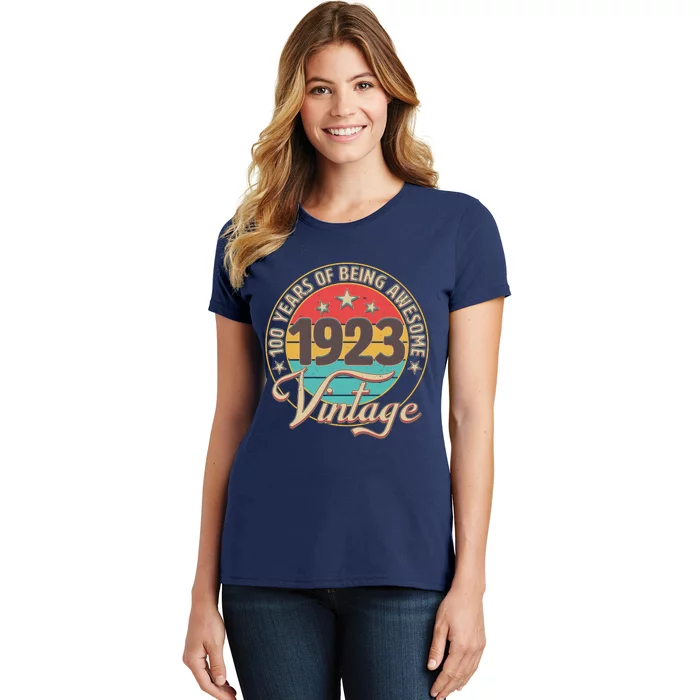 Vintage 1923 100 Years Of Being Awesome Women's T-Shirt