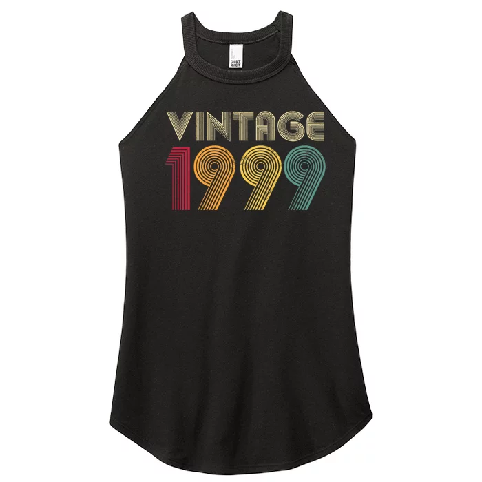 Vintage 1999 25th Birthday 25 Years Old Women’s Perfect Tri Rocker Tank