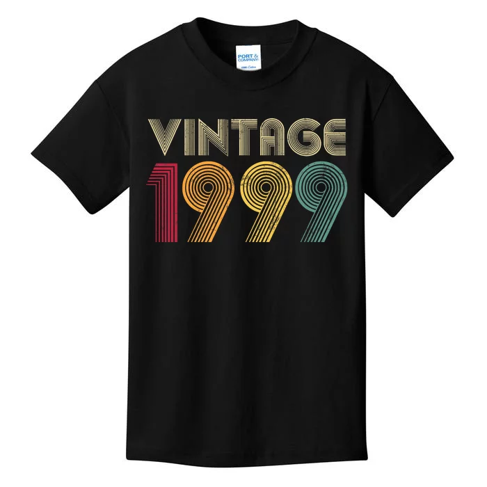 Vintage 1999 25th Birthday 25 Years Old Kids T-Shirt