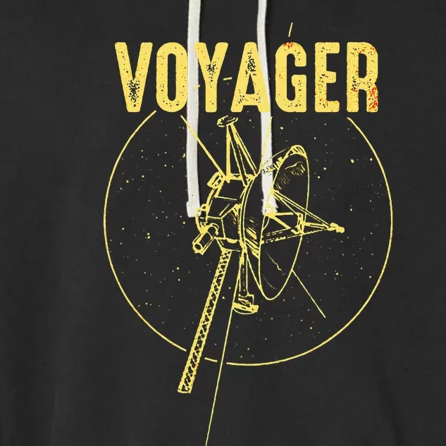 Voyager 1 & 2 Space Probe Solar System Astronomy Spaceflight Garment-Dyed Fleece Hoodie