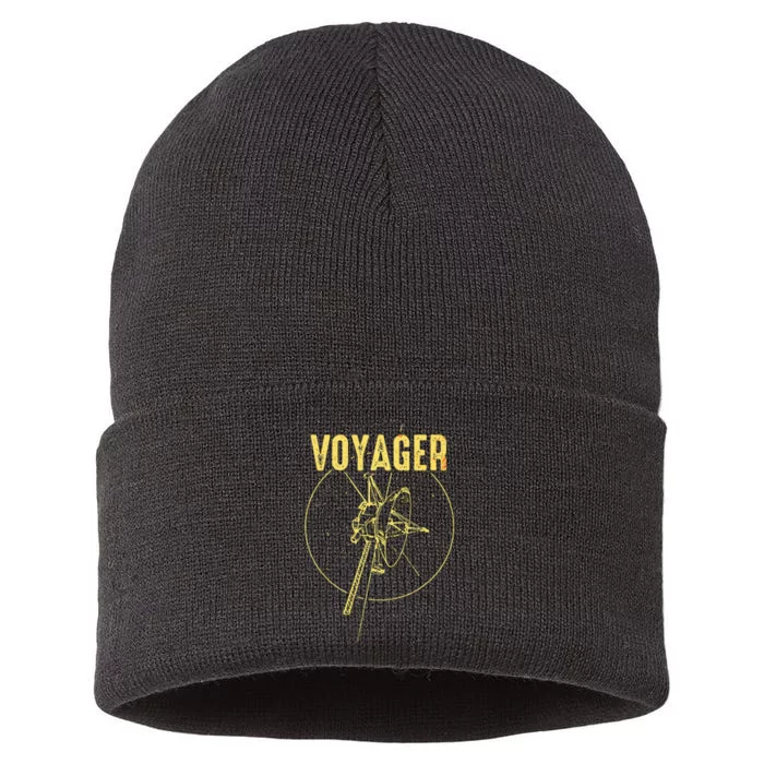 Voyager 1 & 2 Space Probe Solar System Astronomy Spaceflight Sustainable Knit Beanie