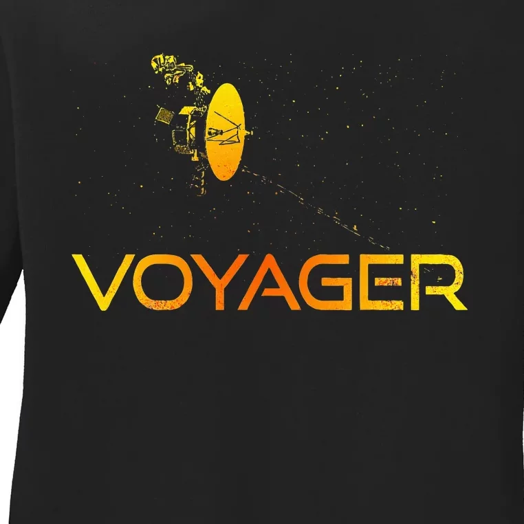 Voyager 1 & 2 Space Probe Solar System Astronomy Spaceflight Ladies Long Sleeve Shirt