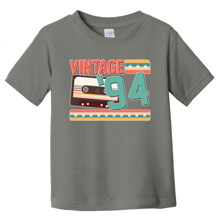 Vintage 1994 30th Birthday Cassette Tape Toddler T-Shirt