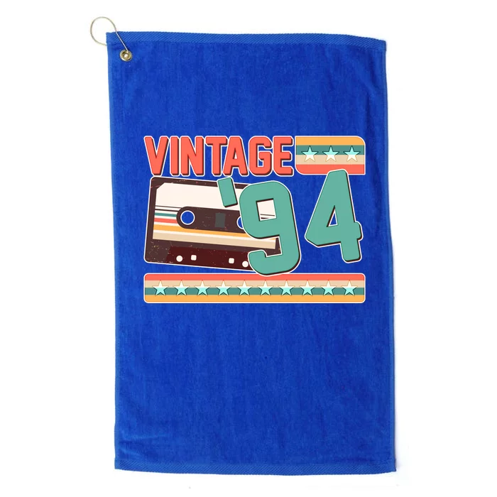 Vintage 1994 30th Birthday Cassette Tape Platinum Collection Golf Towel