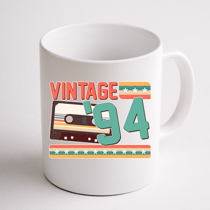 Vintage 1994 30th Birthday Cassette Tape Front & Back Coffee Mug