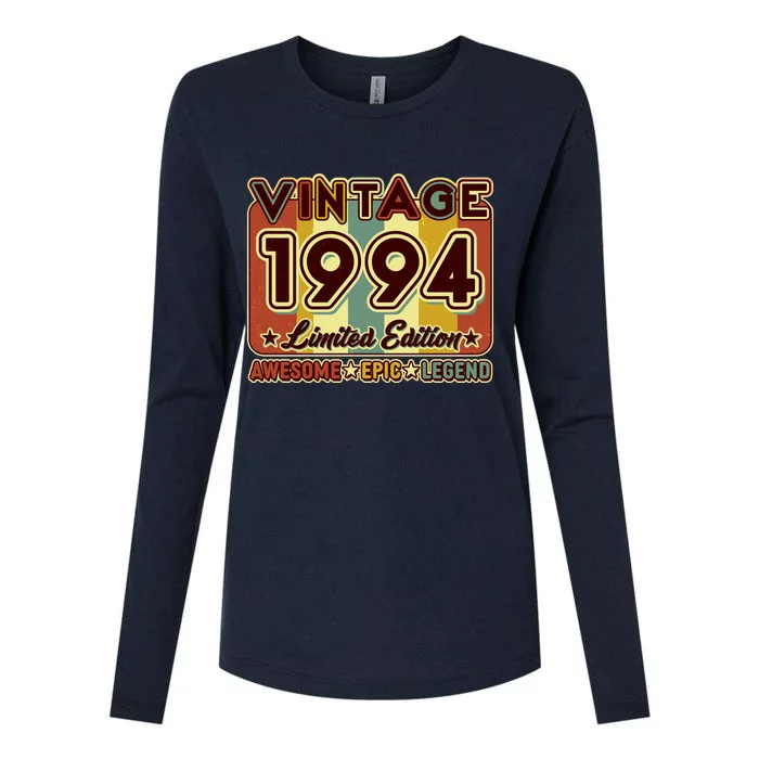 Vintage 1994 30th Birthday Limited Edition Awesome Epic Legend Womens Cotton Relaxed Long Sleeve T-Shirt