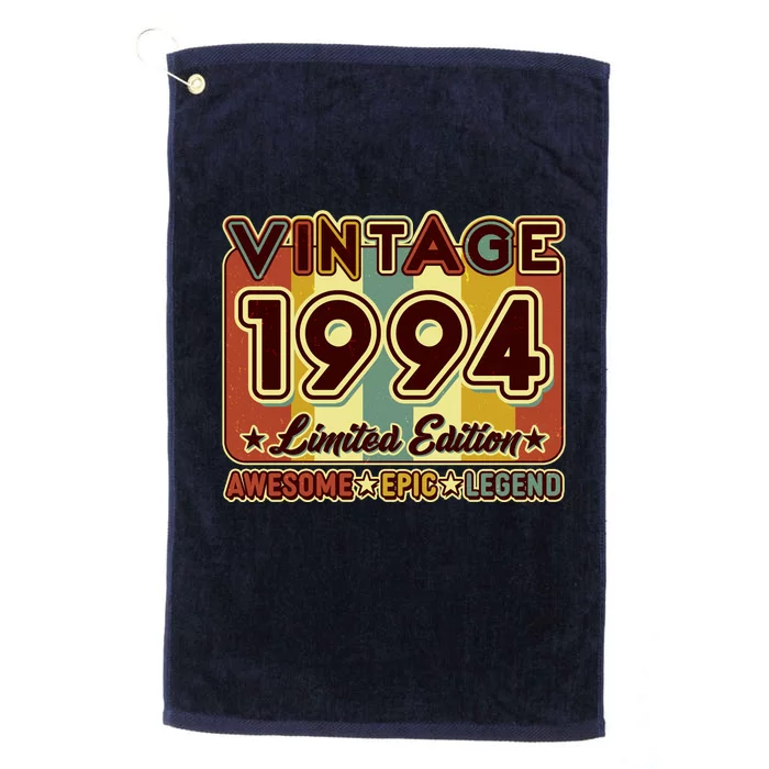 Vintage 1994 30th Birthday Limited Edition Awesome Epic Legend Platinum Collection Golf Towel