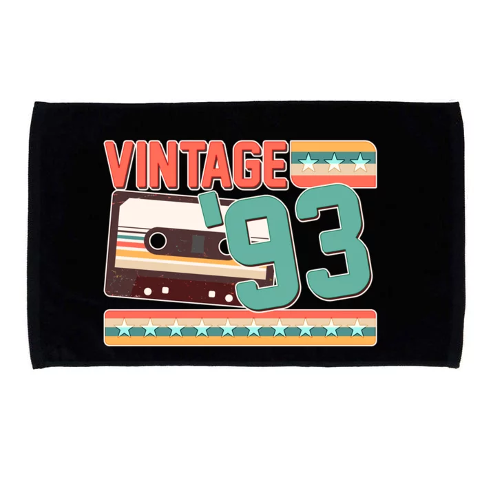 Vintage 1993 30th Birthday Cassette Tape Microfiber Hand Towel