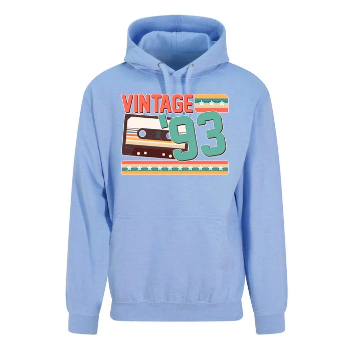 Vintage 1993 30th Birthday Cassette Tape Unisex Surf Hoodie